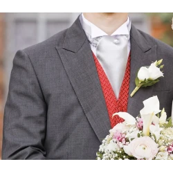 Mariage : Location de jaquettes fil à fil (gris anthracite) à 109€