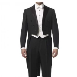 "Grand blanc" d'officier : Chemise + Gilet + Noeud papillon "piqué nid d'abeille" ( pour spencer, habit / frac)  : 268€